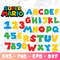 Super Mario Font SVG,SUPER MARIO ALPHABET, SUPER MARIO BIRTHDAY, SUPER MARIO BIRTHDAY SVG, SUPER MARIO BUNDLE.