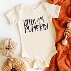 Little Pumpkin SVG PNG, Pumpkin Patch svg, Kids Fall Shirt svg, Baby Shirt svg, Fall svg Designs, Cricut cut File, Fall