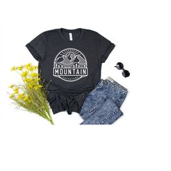 mountain shirt,mountain adventure shirt,camp outdoors nature campers t-shirt,tent forest palm nature lovers gift,shirt f