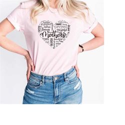 mother heart shirt,cute mama shirt,mother's day t-shirt,inspirational mom gifts,birthday gifts for mom,best mom shirt,mo