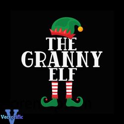 The Granny Elf Svg, Christmas Svg, Elf Granny Svg, Elf Svg, Merry Christmas Svg, Granny Svg