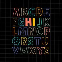 alphabet back to school teachers svg, teacher quote svg, back to school quote svg, first day of school svg, cricut and s