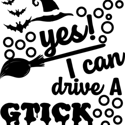 Yes i can drive a gtick Png, Halloween Png, Halloween silhouettes, Happy Halloween Png, Pumpkins Png, Ghost Png,Png file