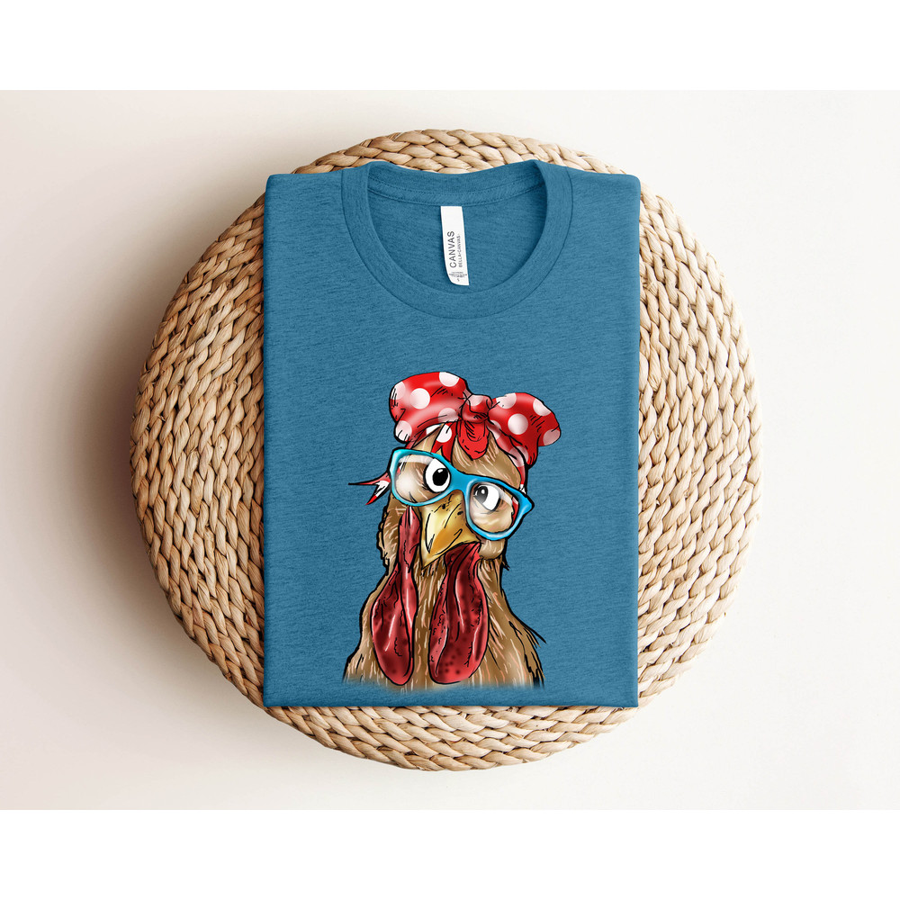 Chicken Sweatshirt, Gift For Chicken Lover, Women Chicken Sweatshirt, Love Chickens, Animal Sweatshirt, Thanksgiving Sweatshirt - 4.jpg