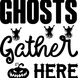 ghosts gather here png, halloween png, hocus pocus png, happy halloween png, pumpkins png, ghost png, png file
