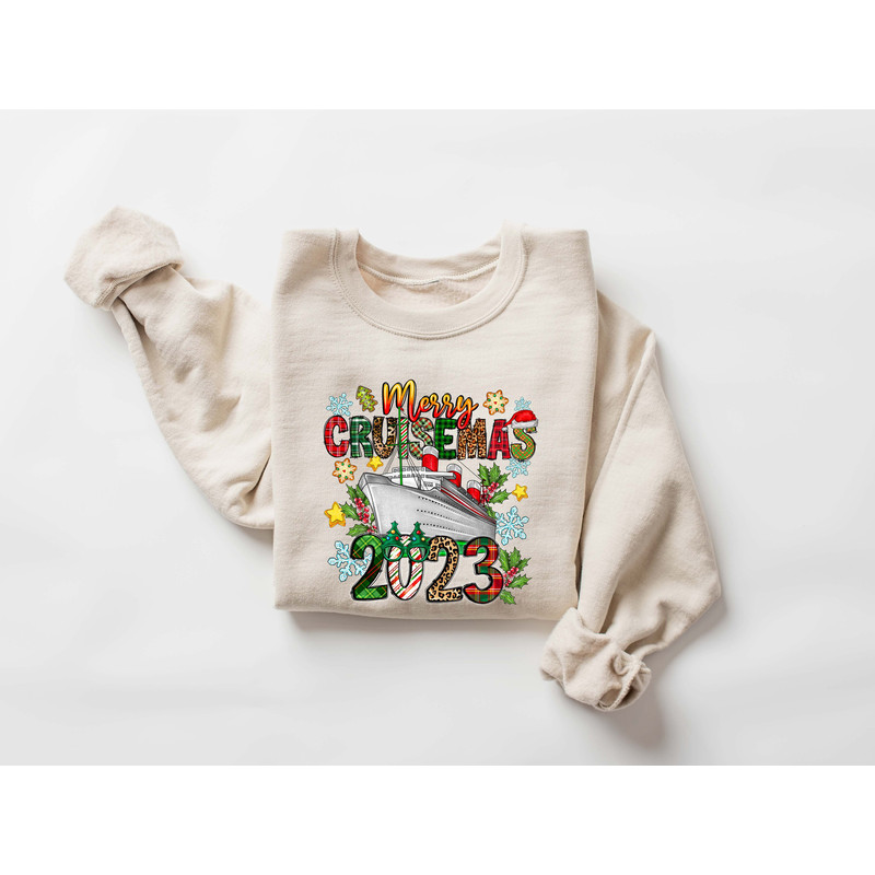 Christmas Cruisin' Crew 2023 Shirt, Christmas Cruise Shirt, Family Christmas Cruise Shirt, Group Christmas Cruise Shirt, Christmas Shirt - 2.jpg