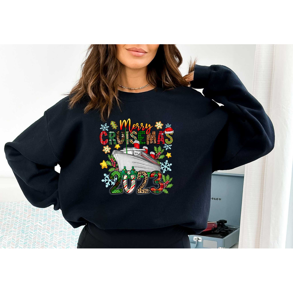 Christmas Cruisin' Crew 2023 Shirt, Christmas Cruise Shirt, Family Christmas Cruise Shirt, Group Christmas Cruise Shirt, Christmas Shirt - 4.jpg