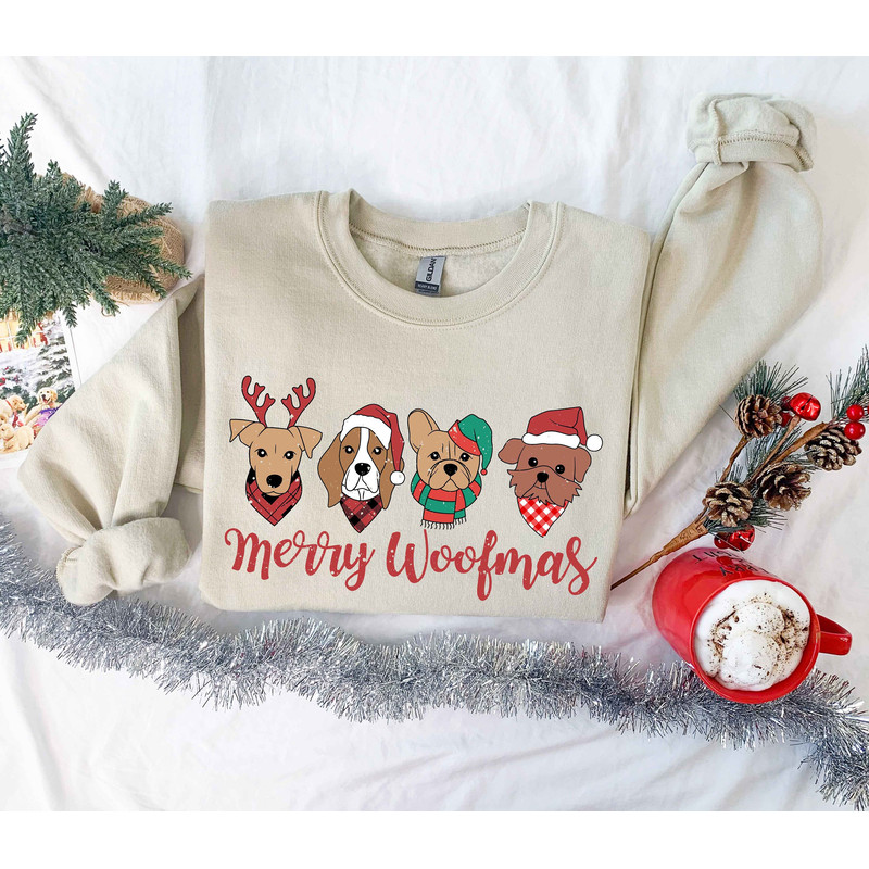 Christmas Dogs Sweatshirt, Dog Mom Shirt, Christmas Dogs Sweatshirt, Dogs Sweatshirt, Puppies Shirt, Christmas Sweatshirt, Christmas Shirt - 1.jpg