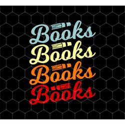 Retro Book Lover Png, Vintage Bookworm Png, Bookworm Gift Idea Png, Books Retro Png, Png Retro Book, Png For Shirts, PNG