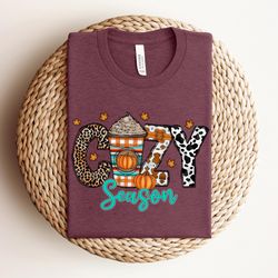 cozy season fall sweatshirt, 2023 happy thanksgiving, hello pumpkin sweatshirt, fall hoody, autumn sweatshirt, fall shir