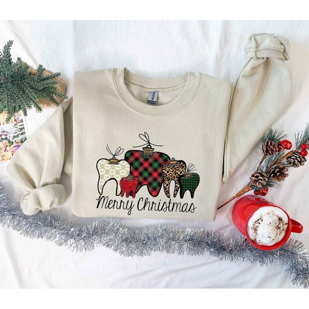 Dental Merry Christmas Sweatshirt,Christmas Dentist Hoodie,Dental Squad Sweater,Christmas Gift For Dentist,Dental Assistant Sweater - 1.jpg