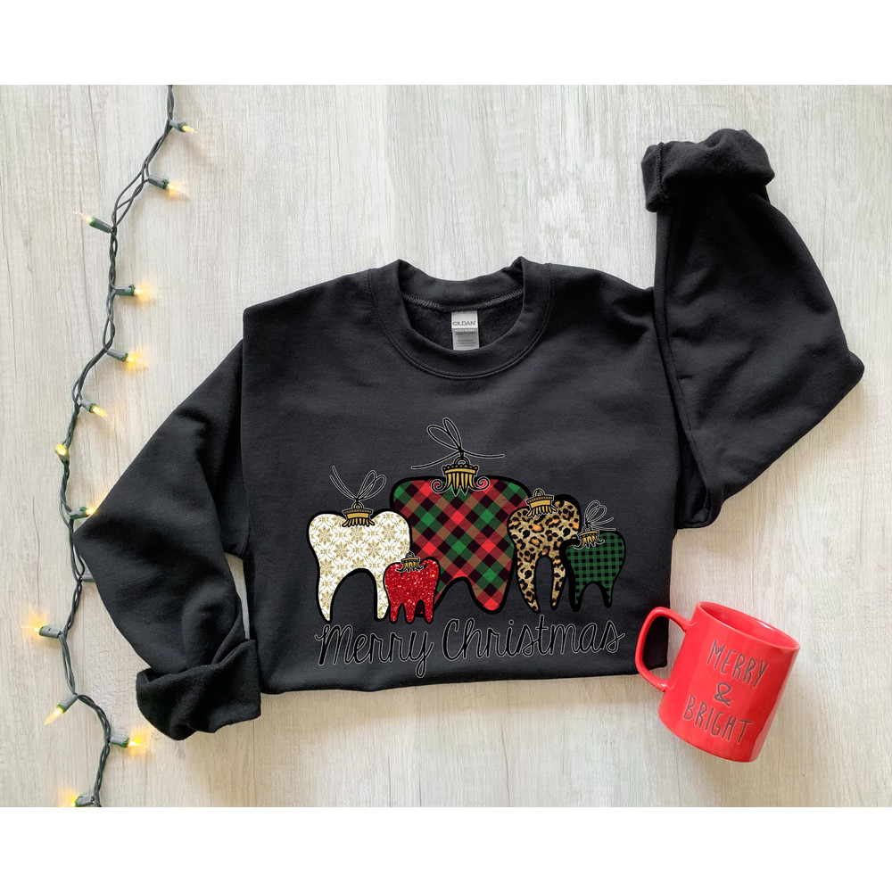 Dental Merry Christmas Sweatshirt,Christmas Dentist Hoodie,Dental Squad Sweater,Christmas Gift For Dentist,Dental Assistant Sweater - 3.jpg