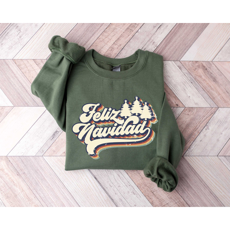 Feliz Navidad Sweater - Gift For Christmas - Spanish Merry Christmas Sweater - Mexican Hoodie - Holiday Sweater - Santa Hat Sombrero Hoodie - 4.jpg