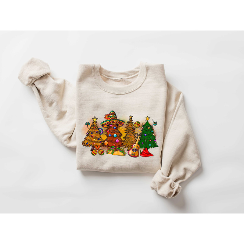 Feliz Navidad Sweater - Gift For Christmas - Spanish Merry Christmas Sweater - Mexican Hoodie - Holiday Sweater - Santa Hat Sombrero Hoodie - 2.jpg