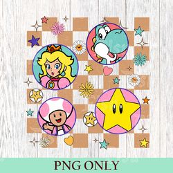 retro super mario movies png, mario luigi yoshi peach bowser toad koopa png, super mario bros png, mario matching png
