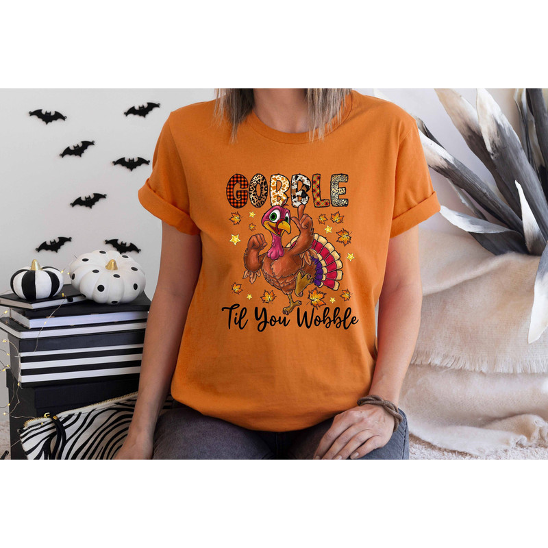 Gobble Gobble Til You Wobble Sweatshirt, Thanksgiving Sweatshirt,Turkey Shirt,Gift For Thanksgiving,Funny Turkey Sweatshirt,Thanksgiving Day - 1.jpg