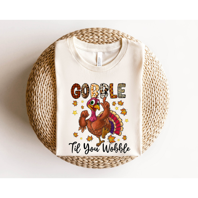 Gobble Gobble Til You Wobble Sweatshirt, Thanksgiving Sweatshirt,Turkey Shirt,Gift For Thanksgiving,Funny Turkey Sweatshirt,Thanksgiving Day - 2.jpg