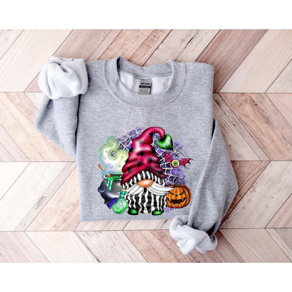 Halloween Gnomes Sweatshirt, Halloween Shirt, Halloween Gnomes T-Shirt, Halloween Funny Shirt, Halloween Gnome Tee, Halloween t-shirt - 4.jpg