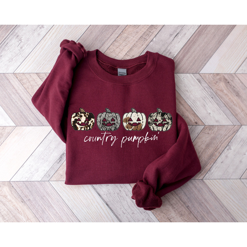 Halloween Pumpkin Sweatshirt, Country Pumpkin Hoodie, Halloween Sweatshirt, Halloween Hoodie,Country Pumpkin Western Fall Sweatshirt - 4.jpg