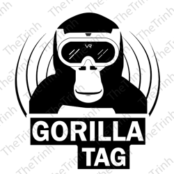 Gorilla tag for kids vr gamer adult png svg