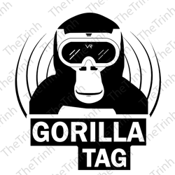 gorilla tag for kids vr gamer adult png svg