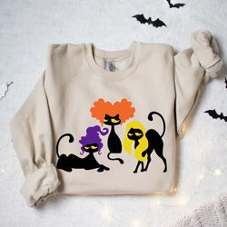 halloween sweatshirt,cat sweatshirt,ghost shirt,halloween sweater,cool halloween cat shirt,cat lover tshirt,black cat sh