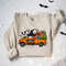 Halloween Truck Sweatshirt, Halloween Sweatshirt, Cute Halloween Theme Hoodie, Happy Halloween Sweatshirt,Happy Halloween Witch Sweatshirt - 1.jpg
