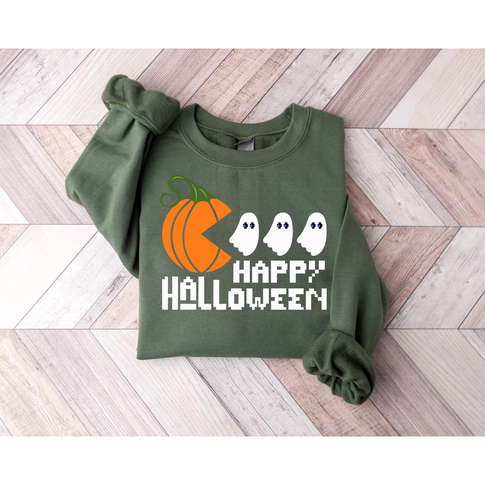 Happy Halloween Sweatshirt, Halloween Sweatshirt, Happy Halloween T-Shirt, Funny Halloween Sweatshirt, Women Halloween Shirt,Halloween Gift - 1.jpg