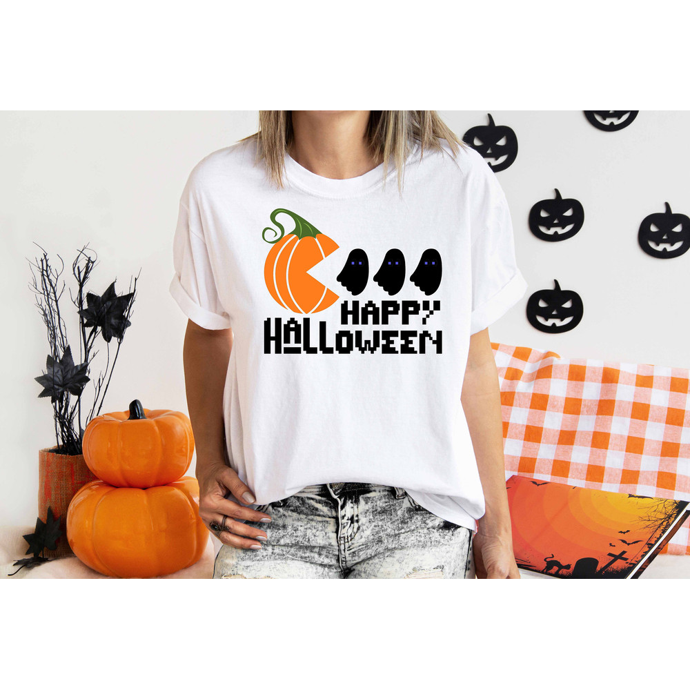 Happy Halloween Sweatshirt, Halloween Sweatshirt, Happy Halloween T-Shirt, Funny Halloween Sweatshirt, Women Halloween Shirt,Halloween Gift - 2.jpg