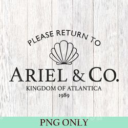 ariel & co since 1989 png, ariel princess png, the little mermaid, vintage disney princess 2023 png, disneyworld png
