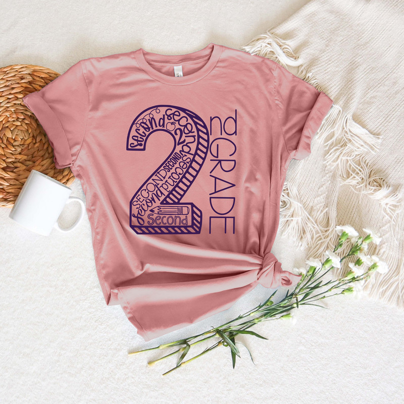 Hello Second Grade Shirt, Back to School Shirt, Teacher Shirt, Team Teacher Shirt, Second Grade Teacher Shirt, First Day Of School Shirt - 5.jpg