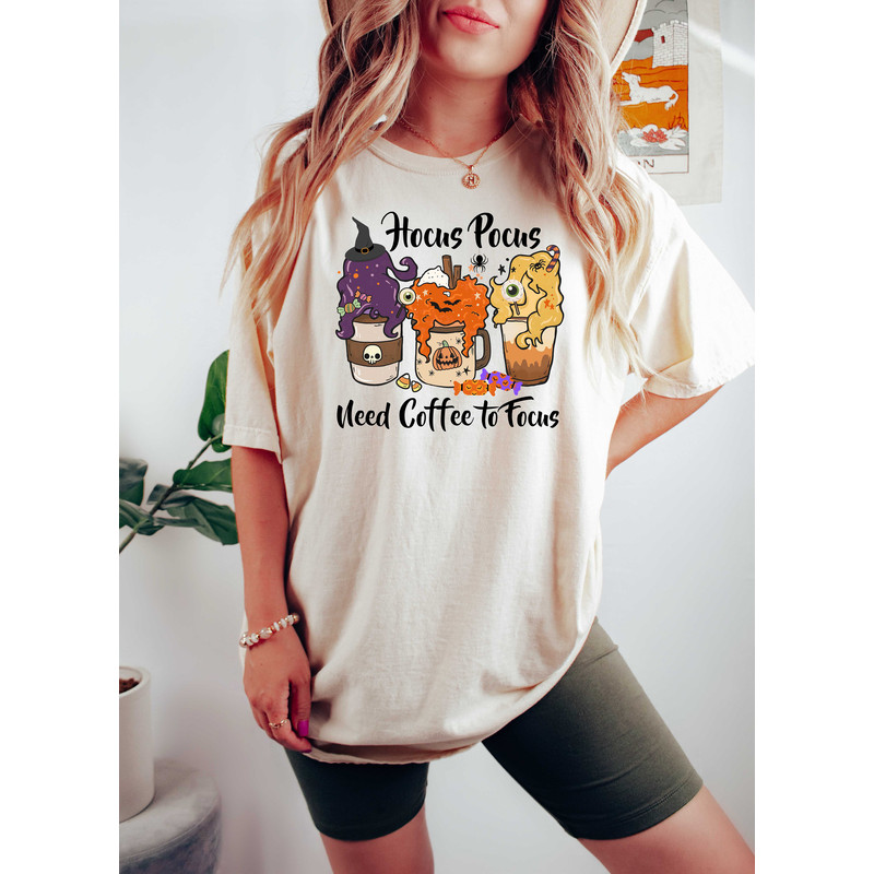 Hocus Pocus Coffee Shirt, Hocus Pocus Shirt, Witch Shirt, Halloween Coffee Tee, Halloween Shirt, Spell Shirt, Pot Tee, Halloween Sweatshirt - 2.jpg