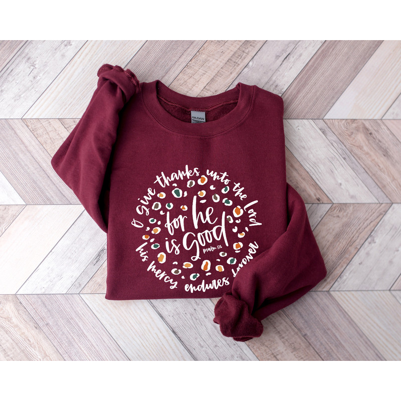 Hand Lettered Give Thanks Bible Verse Quote Thanksgiving Shirt, Christian Thanksgiving Sweatshirt,Thanksgiving Gift,Turkey Day Shirt - 5.jpg