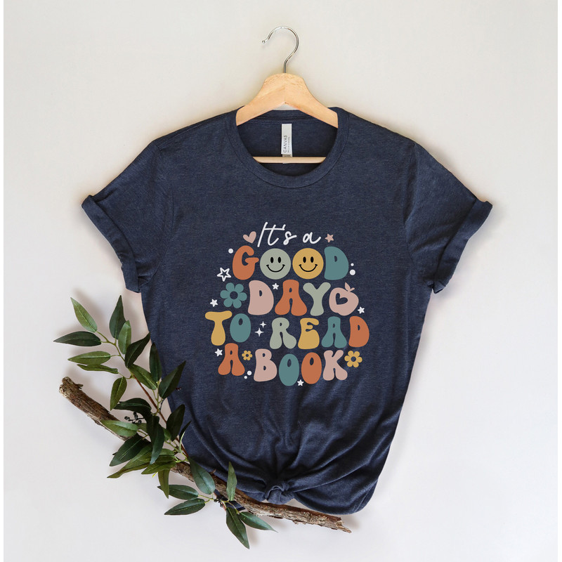 It is a Good Day to Read Shirt, Retro Read Shirt, Librarian Shirt, Gift For Reading Lover, Librarian Gift, Reading Teacher Shirt,Read TShirt - 4.jpg