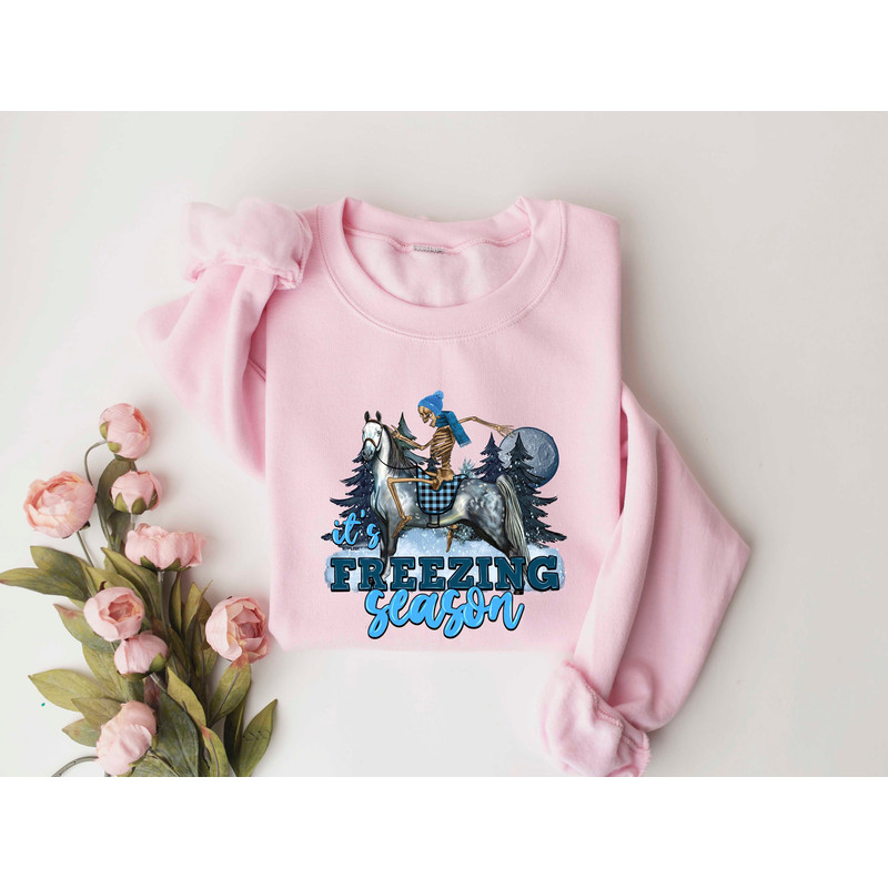 It's Freezing Season Sweatshirt, Matching Family Christmas Shirts, Christmas Winter Outfit, Winter Holiday Sweatshirt - 1.jpg
