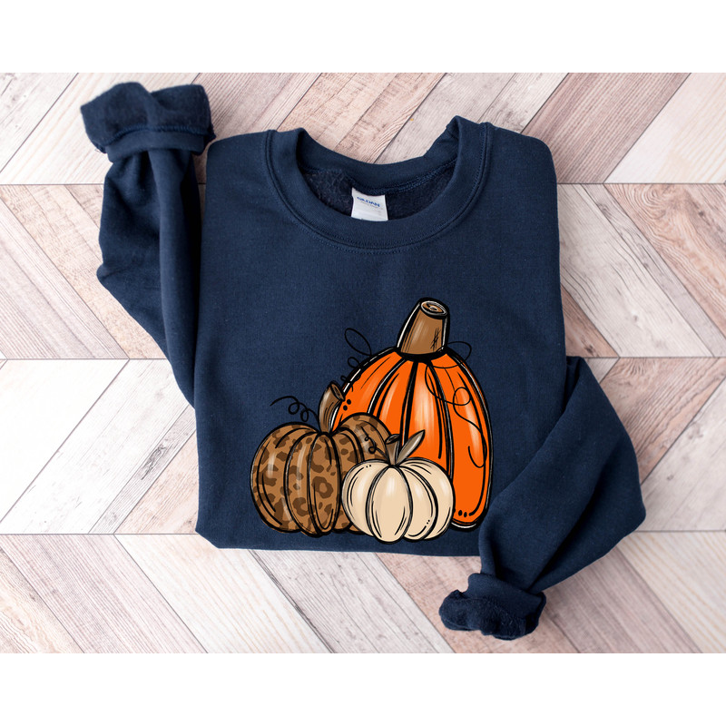 Leopard Pumpkin Sweatshirt,Pumpkin Season Sweater,Thanksgiving Tshirt,Halloween Shirt,Fall Apparel,Autumn Hoodie,Thanksgiving Gifts - 5.jpg