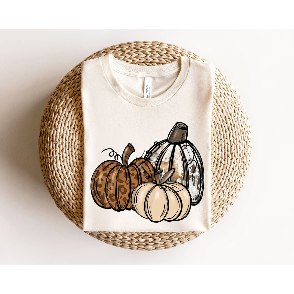 Leopard Pumpkin Sweatshirt,Pumpkin Season Sweater,Thanksgiving Tshirt,Halloween Shirt,Fall Apparel,Autumn Hoodie,Thanksgiving Gifts - 1.jpg