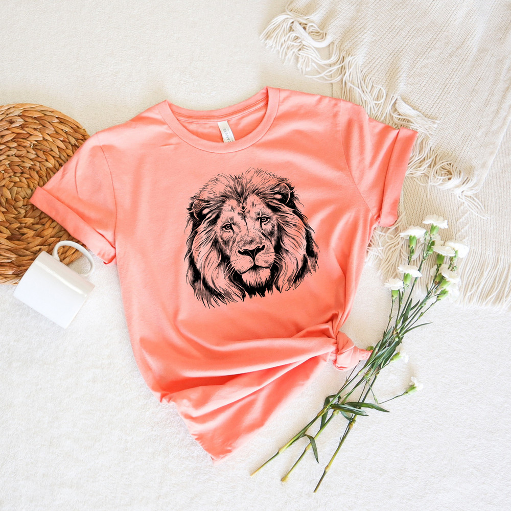 Lion face shirt,majestic Lion Shirt,wild Lion shirt,animal lover shirt,animal shirt,animal face shirt,African Tribal shirt,zoo shirt - 2.jpg