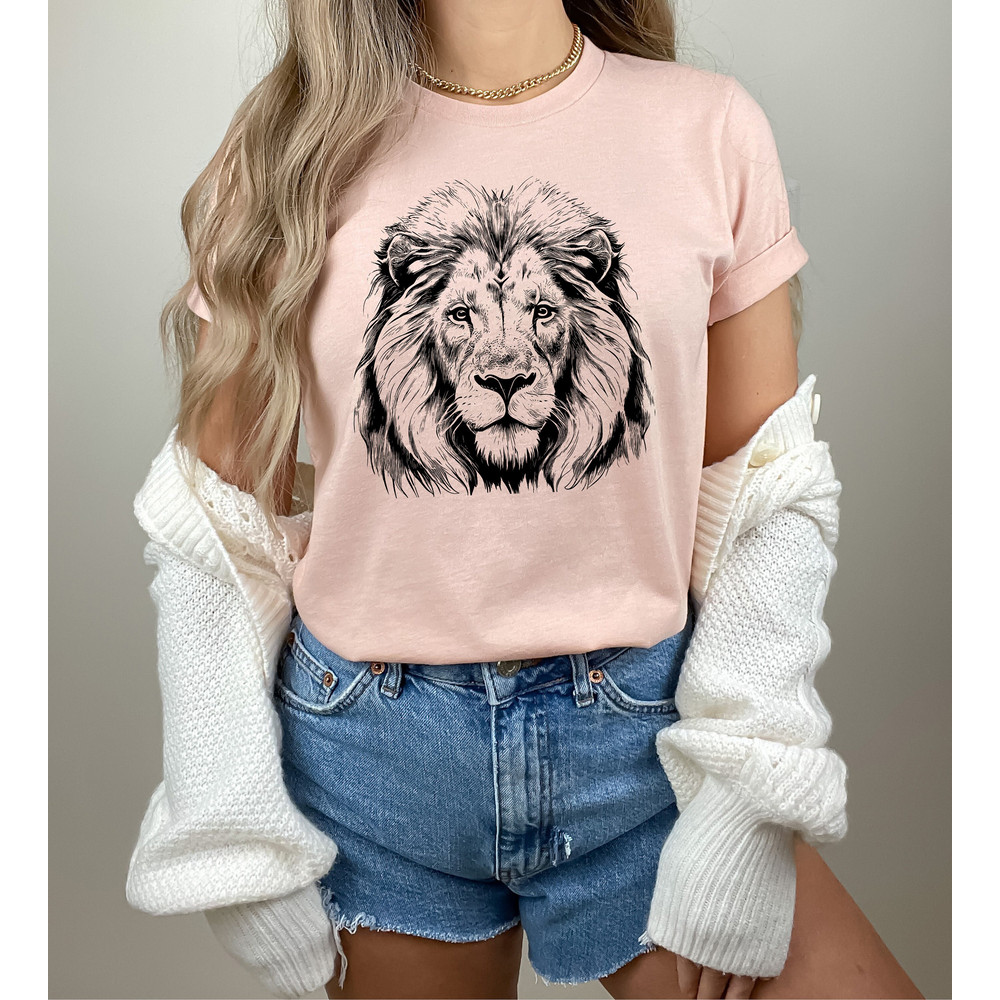 Lion face shirt,majestic Lion Shirt,wild Lion shirt,animal lover shirt,animal shirt,animal face shirt,African Tribal shirt,zoo shirt - 4.jpg