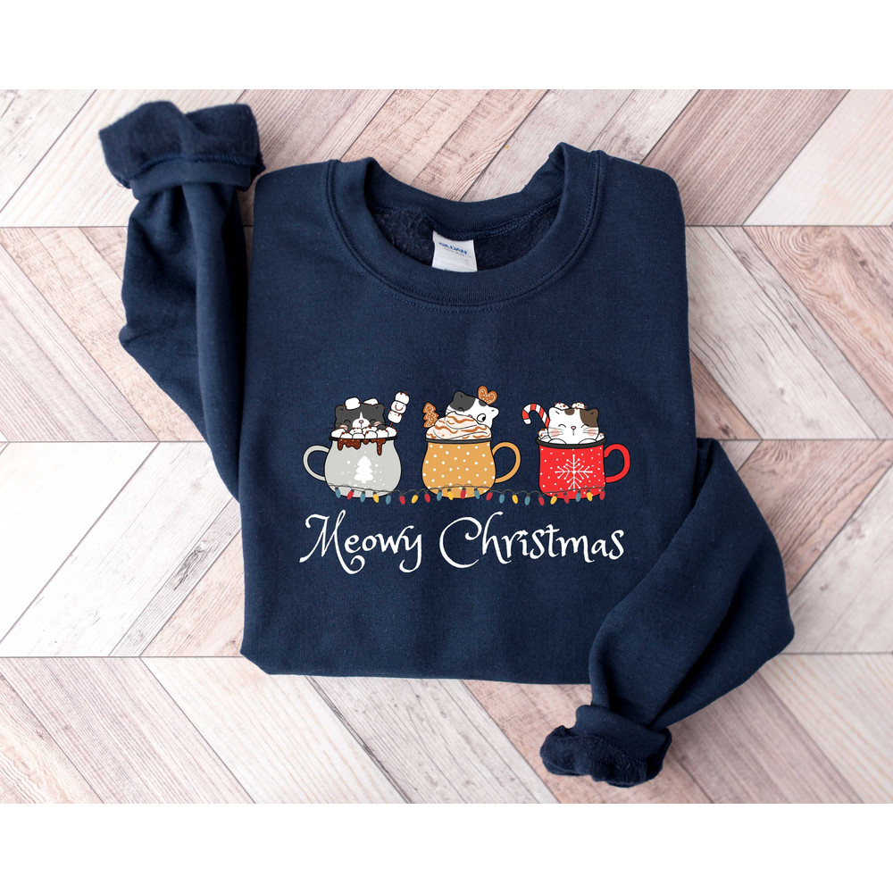 Meowy Christmas Sweatshirt,Happy Cat Year Sweat,Funny Christmas Cat Sweat,Cat Christmas Sweatshirt,Cats Sweatshirt,Cat Lover Christmas Sweat - 3.jpg