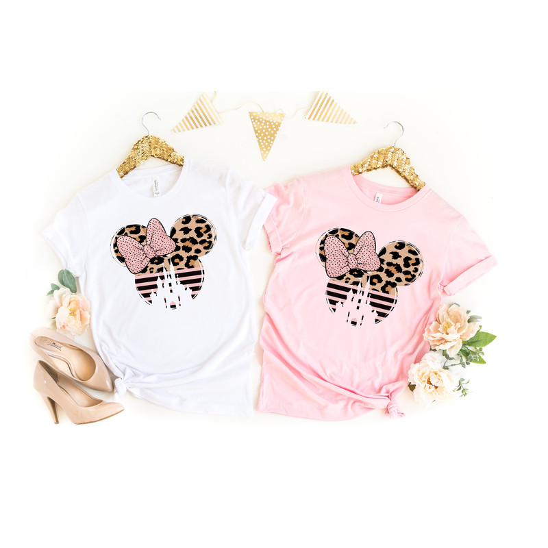Minnie castle Shirt,Disneyworld Shirts,Minnie Ear Shirt,Leopard cheetah print Shirt,Disney Shirt,Disney Ear Shirt,Woman Disney Shirt - 5.jpg