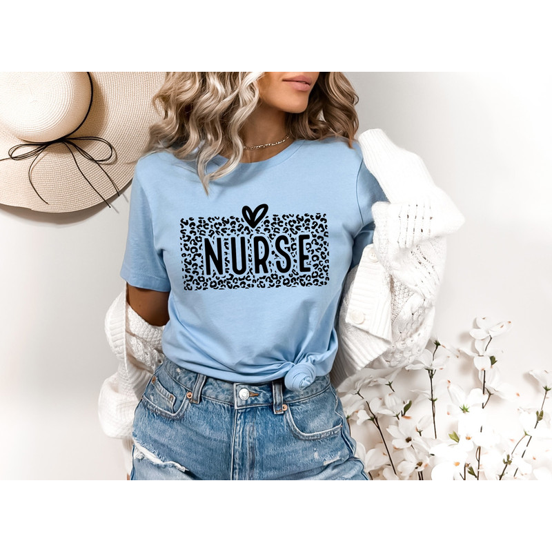 Nurse Shirt, Nurse Shirts for Women, Nurse Saving Lives, Nurse Gift, Nurse Gifts, Leopard Nurse Shirt, Nurse Life Shirt, Nurse Love Shirt - 4.jpg