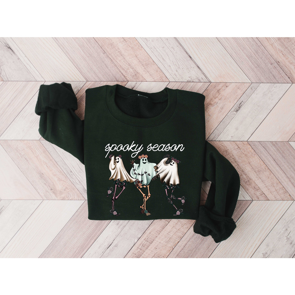 Spooky Season Sweatshirt, Spooky Sweatshirt, Halloween Sweatshirt, Spooky Vibes Sweatshirt, Cute Halloween Sweatshirt, Cute and Scary - 5.jpg