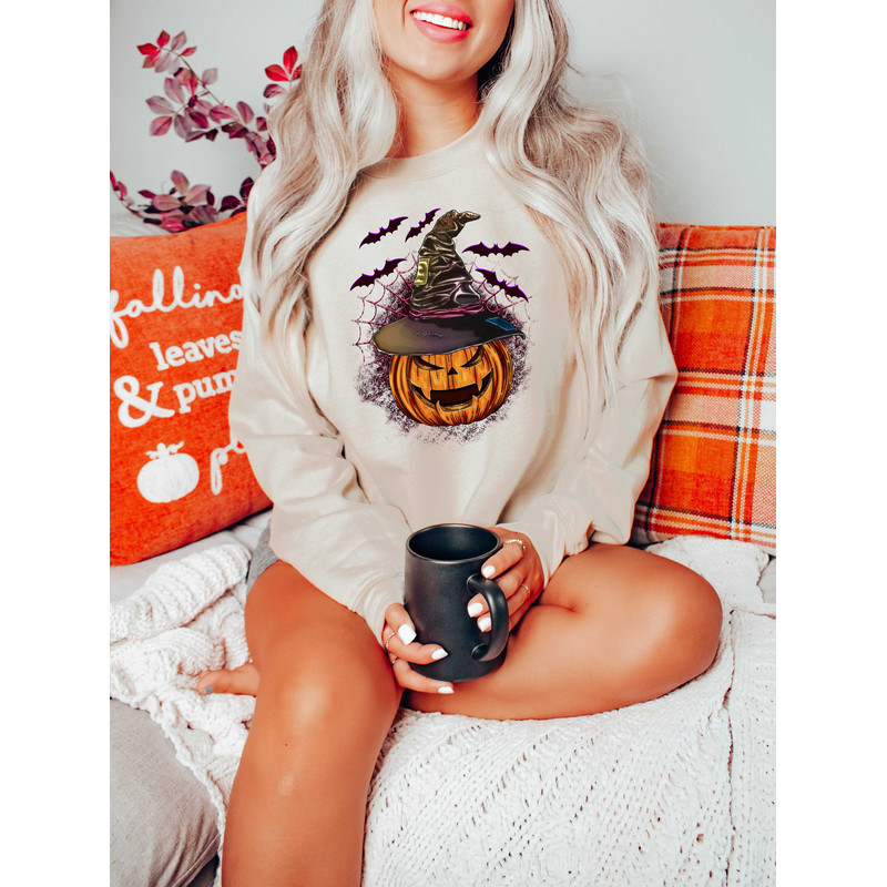 Spooky T-Shirt,Witch sweatshirt,Halloween shirt,Witch Club Tee,Halloween Tee,Skeleton Witches Shirt,Pumpkin Witch Shirt Halloween Gift Idea - 3.jpg
