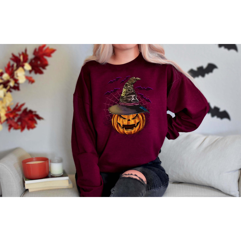 Spooky T-Shirt,Witch sweatshirt,Halloween shirt,Witch Club Tee,Halloween Tee,Skeleton Witches Shirt,Pumpkin Witch Shirt Halloween Gift Idea - 4.jpg