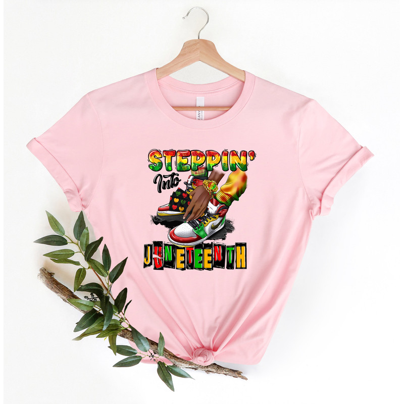 Steppin into Juneteenth male Shirt,Juneteenth shirt women,Black Culture,Black History,Black Lives Matter,Melanin Shirt,Emancipation Day Tee - 3.jpg