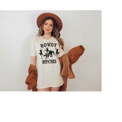 howdy t shirt western graphic tee oversize graphic tee cute western shirts boho western shirt southwest shirt midwest sh
