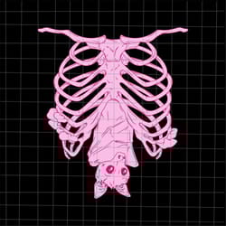 pink ribs bat halloween skeleton svg, bat skeletons halloween svg, ribs skeletons halloween svg, dancing halloween svg,