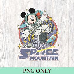 vintage disney space mountain png, retro 90's space mountain png, retro disney space mountain mickey, disney trip png