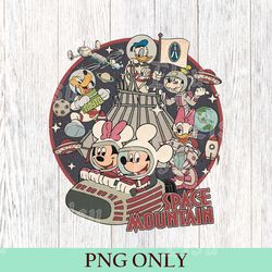 vintage 90s space mountain png, space astronauts png, retro vintage disney trip png, retro walt disney world png 300dpi